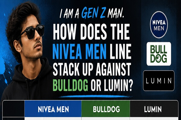 i am a genz man. how does the nivea men line stack up against bulldog or lumin